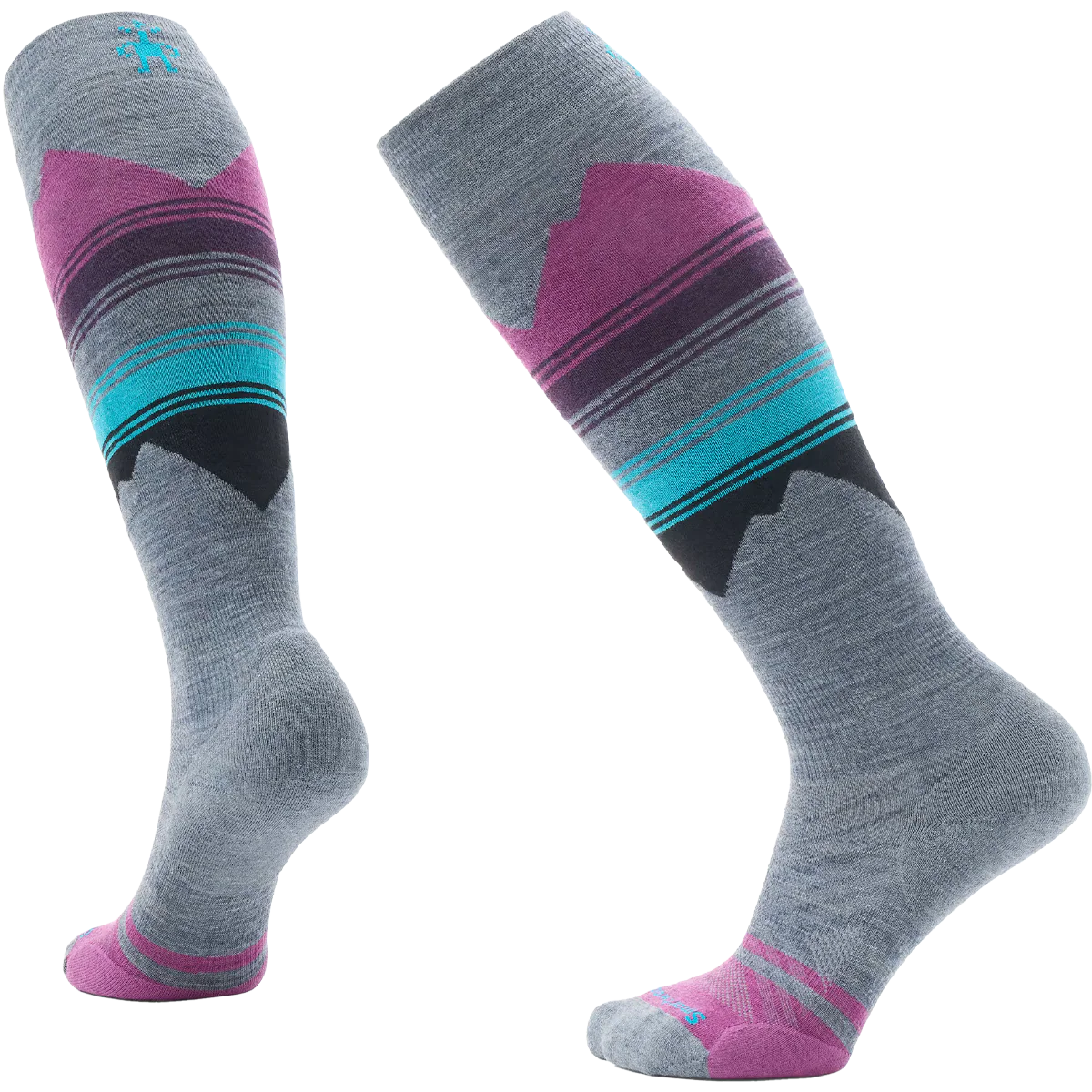 Women's Ski Targeted Cushion Pattern OTC Socks - Image 3