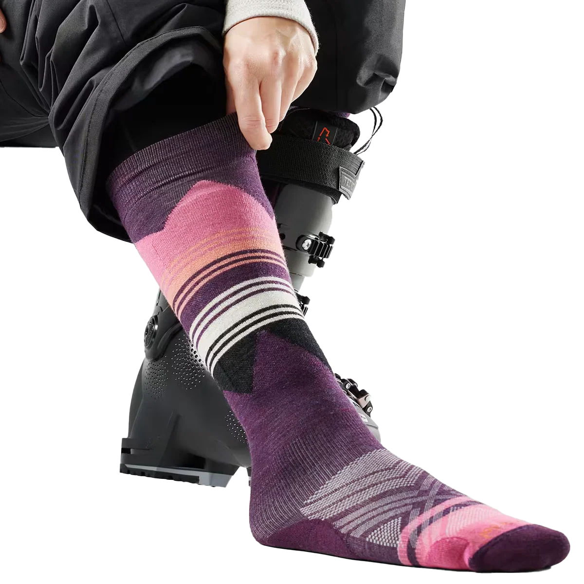 Women's Ski Targeted Cushion Pattern OTC Socks - Image 4